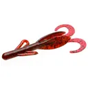 Zoom Brush Hog 6'' Red Bug 8pk - Zoom-Baits