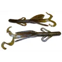 Zoom Brush Hog 6'' Green Pumpkin BlueFlash 20pk - Zoom-Baits
