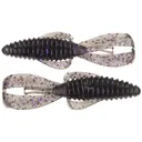 Strike King Rage Bug 4" Soft Bait Smoke Purple Black Flake 7pk - Strike-King-Lures
