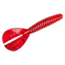 Strike King Rage Menace Grub Delta Red - Strike-King-Lures