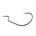 Owner J Hook Extra Wide Bend Size 4/0 Black Chrome 5/ct - Owner-Hooks