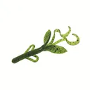Zoom Baby Brush Hog 4'' Watermelon Green 12pk - Zoom-Baits