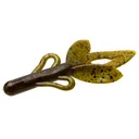 Zoom Super Hog 4'' Green Pumpkin Red 10pk - Zoom-Baits