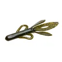Zoom Super Hog 4'' Green Pumpkin Blue 10pk - Zoom-Baits