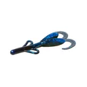 Zoom Brush Hog Midsize Black Sapphire 10pk - Zoom-Baits