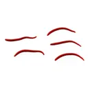Berkley GulpAlive AngleWorm Red Wiggler - Berkley-Baits