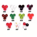 Top Brass 8mm Glass Beads Orange 20pk - Top-Brass-Fishing-Products