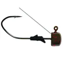 EA LS Pro-V Finesse Jig Wdls 1/8oz GrPkn/Red Flake - Ea-Products