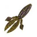 Strike King 4'' Rodent Soft Bait GrnPmpkn Purple & Gold 6pk - Strike-King-Lures