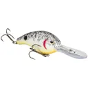 Strike King Pro Model S5 Crankbait 2-3/4" 5/8 oz Pearl/Blk Splatter w/Chart - Strike-King-Lures