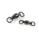 Spro BB Swivel 2 Split Rings Black Size 2 5pk - Spro-Baits