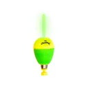 Mr Crappie Flo Glo Lighted 1 1/2'' Pear Yellow/Green 2p - Mr-Crappie-Baits