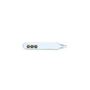 Jethros Baits Glass Rattle 3mm Clear w/SS Balls Fin 12p - Jethros-Baits