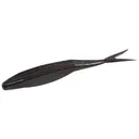 Zoom Super Fluke Jr 4'' Black Red Glitter 10pk - Zoom-Baits