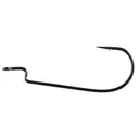 Owner AP Worm (BC Z-Neck) Black Chrome 3/0 4pk - Owner-Hooks