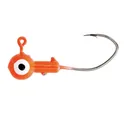 Eagle Claw Ball Head Jig Head w/Pro-V Hook 1/8 oz Orange - Eagle-Claw