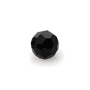 EA Lazer Faceted Glass Beads 8mm Black - Ea-Products