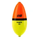 Thill Wobble Bobber Pear 2 5/8'' Org/Blk/Yl 3/8o - Thill-Bobbers