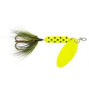 Yakima Rooster Tail  1/4oz Chartreuse Dot - Bayou-Rattler-Products