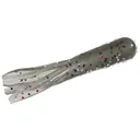 Strike King BitsyTube 2.75'' Smoke w/Red & Blk Flake 10pk - Strike-King-Lures