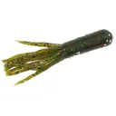 Strike King BitsyTube 2.75'' Pumpkin Red/ Grn Flake 10pk - Strike-King-Lures
