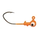 Eagle Claw Ball Head Jig Head w/Pro-V Hook 1/16 oz Orange - Eagle-Claw