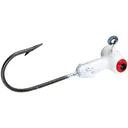 Mr Crappie Sausage Head Jig Head 1/16 oz Refrigerator White 6/ct - Mr-Crappie-Baits