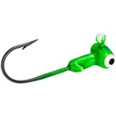 Mr Crappie Sausage Head Jig Head 1/16 oz Limetreuse 6/ct - Mr-Crappie-Baits