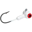 Mr Crappie Sausage Head Jig Head 1/8 oz Refrigerator White 6/ct - Mr-Crappie-Baits