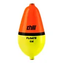 Thill Wobble Bobber Pear 2 1/4'' Org/Blk/Yl 1/4o - Thill-Bobbers