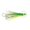 P-Line Rigged Squid Skirt 4.5'' Green Chart Black - P-Line