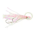 P-Line Rigged Squid Skirt 4.5'' White Pink Stripes - P-Line