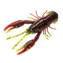 Yum Crawbug 2.5'' Green Pumpkin Texas Red 8pk - Yum-Baits