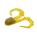 Zoom Swimmin Chunk 3'' Rootbeer Pepper Green 10pk - Zoom-Baits