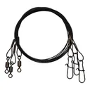 EA Steel Leader 45lb 24'' Black 3pk - Ea-Products