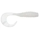 Yum Ribbontail Grub 3'' White 15pk - Yum-Baits