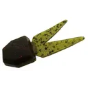 Zoom Small Chunk 2.5'' Green Pumpkin Red 5pk - Zoom-Baits