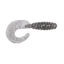 Yum Grub 2'' Smoke Silver Flake 18pk - Yum-Baits