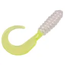 Mr Crappie Grub 2'' Pearl-Chart Tail 20pk - Mr-Crappie-Baits
