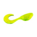 Mr Crappie Shadpole Curlytai Chartreuse Shiner 15pk - Mr-Crappie-Baits