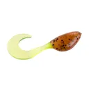 Mr Crappie Shadpole Curlytai Pumpkin Seed Chartreuse 15pk - Mr-Crappie-Baits