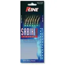 P-Line Sabiki w/Mylar Fluoro #6 w/red hook - P-Line