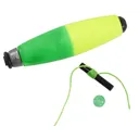 Mr Crappie Slippers Cigar 2'' Y/G Wgt 2pk - Mr-Crappie-Baits