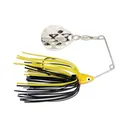 Strike King Mini-King Yellow Head Blk Yellow Skirt - Strike-King-Lures