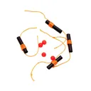 Thill AF Bobber Stops/Beads Flo Orange - Thill-Bobbers
