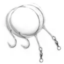 P-Line Snelled Delta Special Hook 6/0 #40 LN 2pk - P-Line