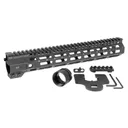 Midwest Industries Combat Rail Free Float Handguard 12.625" M-LOK Black - Midwest