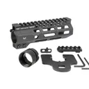Midwest Industries Combat Rail One Piece Free Float M-LOK Handguard 6" Black - Midwest
