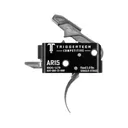 TriggerTech AR15 Single-Stage Competitive Pro Curved Trigger Silver - Triggertech