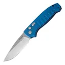 Hogue Ballista I Automated Folder Knife 3 1/2" Drop Point Blade Blue - Hogue-Knife